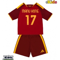 AS Roma Manu Kone #17 Replica Home Minikit 2026-27 Short Sleeve (+ pants)